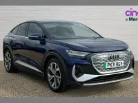Used Audi Q4 e-tron Comfort 150 kW (204 HP) 2021 Blue SUV