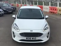 Usado Ford Fiesta Zetec 85 HP (62 kW) 2018 Branco Citadino
