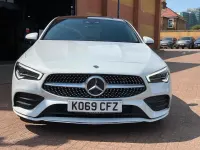 Used Mercedes CLA220 AMG Line Premium Plus 190 HP (139 kW) 2020 White Coupe