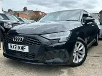 Used Audi A3 Sportback Design 116 HP (85 kW) 2021 Black Hatchback
