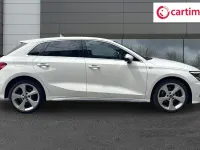 Used Audi A3 Sportback S-Line 150 HP (110 kW) 2021 White Hatchback