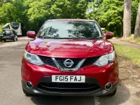 Used Nissan Qashqai Acenta 110 HP (80 kW) 2015 Red SUV