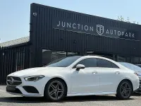 Used Mercedes CLA180 AMG Line Premium Plus 136 HP (100 kW) 2021 White Coupe