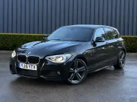 Begagnad BMW 116 M Sport 2015 Svart Halvkombi