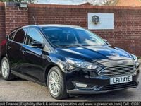 Used Ford Focus Zetec 101 HP (74 kW) 2017 Black Hatchback
