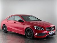 Used Mercedes CLA220 AMG line 170 HP (125 kW) 2018 Red Sedan