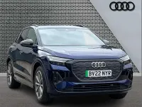 Used Audi Q4 e-tron Comfort 219 kW (299 HP) 2022 Blue SUV
