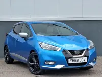 Used Nissan Micra N-Connecta 90 HP (66 kW) 2018 Blue Hatchback