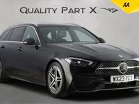 Used Mercedes C200 AMG line 2023 Black Estate