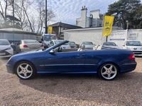 Used Mercedes CLK320 Avantgarde 218 HP (160 kW) 2004 Blue Cabriolet