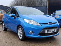 Used Ford Fiesta Zetec 94 HP (69 kW) 2012 Blue Hatchback