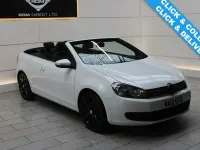 Used VW Golf Cabriolet SE 140 HP (102 kW) 2012 White Cabriolet