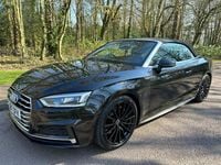 Used Audi A5 Cabriolet S-Line 252 HP (185 kW) 2017 Black Cabriolet