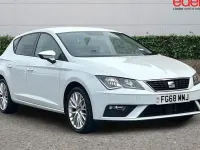 Used Seat Leon SE Dynamic 116 HP (85 kW) 2018 White Hatchback