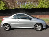 Used Peugeot 206 CC Allure 2004 Silver Cabriolet