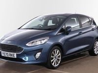 Used Ford Fiesta Titanium 2020 Blue Hatchback