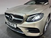 Used Mercedes E220 AMG line 194 HP (142 kW) 2018 Silver Coupe
