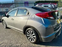 Begagnad Honda Civic SE Plus 120 HK (88 kW) 2014 Grå Halvkombi