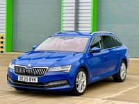 Used Skoda Superb SE L 150 HP (110 kW) 2020 Blue Estate