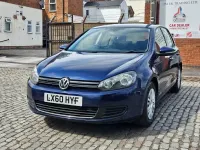 Used VW Golf VI 105 HP (77 kW) 2011 Blue Hatchback