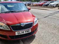 Used Skoda Fabia SE 2014 Red Estate