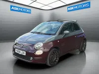 Used Fiat 500 Collezione 69 HP (50 kW) 2018 Grey/red Cabriolet