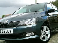 Used Skoda Fabia SE L 90 HP (66 kW) 2015 Grey Hatchback
