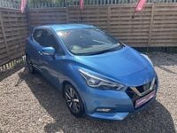 Used Nissan Micra Acenta 71 HP (52 kW) 2017 Blue Hatchback