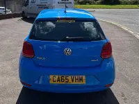 Used VW Polo SE 60 HP (44 kW) 2016 Blue Hatchback