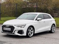 Used Audi A3 Sportback S-Line 150 HP (110 kW) 2021 White Hatchback