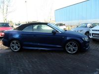 Used Audi A3 Cabriolet S-Line 2014 Blue Cabriolet