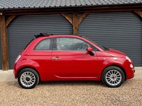 Used Fiat 500 Lounge 69 HP (50 kW) 2013 Red Cabriolet