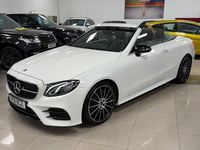 Used Mercedes E220 AMG line 194 HP (142 kW) 2018 White Cabriolet
