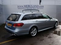 used Mercedes E350 E-Class 2013 (13) MERCEDES BENZBLUETEC AMG SPORT ESTATE DIESEL AUTO SILVER