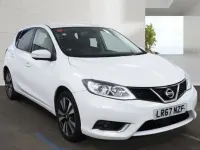 Used Nissan Pulsar S 115 HP (84 kW) 2017 White Hatchback
