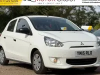 Used Mitsubishi Mirage 71 HP (52 kW) 2015 White Hatchback