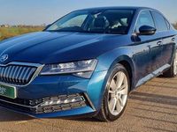 Used Skoda Superb SE L 218 HP (160 kW) 2021 Blue Hatchback