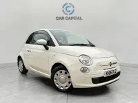 Gebraucht Fiat 500 Lounge 85 PS (62 kW) 2016 Weiß Kleinwagen