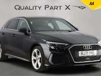 Begagnad Audi A3 Sportback e-tron S-Line 2021 Svart Halvkombi