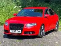 Used Audi A4 S-Line 2007 Red Sedan