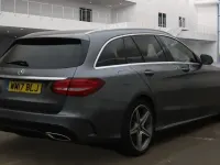 Używany Mercedes C220 AMG line 2017 Szary Kombi