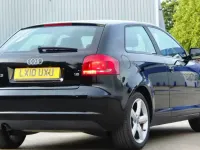 Used Audi A3 102 HP (75 kW) 2010 Black Hatchback