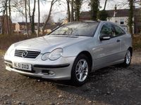 Used Mercedes C180 2001 Silver Coupe