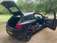 Used Vauxhall Corsa Design Edition 89 HP (65 kW) 2015 Black Hatchback