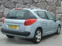 Used Peugeot 207 Sport 120 HP (88 kW) 2010 Blue Estate