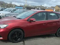 Used Nissan Pulsar Acenta 110 HP (80 kW) 2015 Red Hatchback