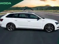 Used Skoda Superb SportLine 150 HP (110 kW) 2019 White Estate