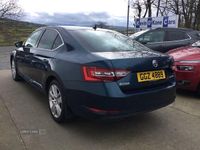 Used Skoda Superb SE L Executive 150 HP (110 kW) 2017 Blue Hatchback