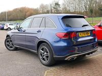 Used Mercedes GLC300 AMG line 2020 Blue Estate