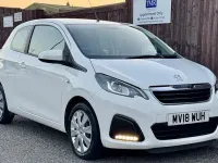 Used Peugeot 108 Active 68 HP (50 kW) 2018 White Hatchback